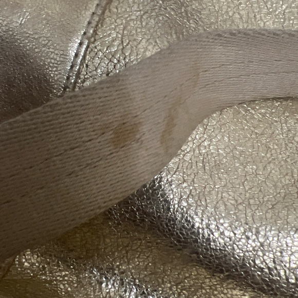 Coach Poppy Metallic Gold with Pink Lining - Picture 11 of 13